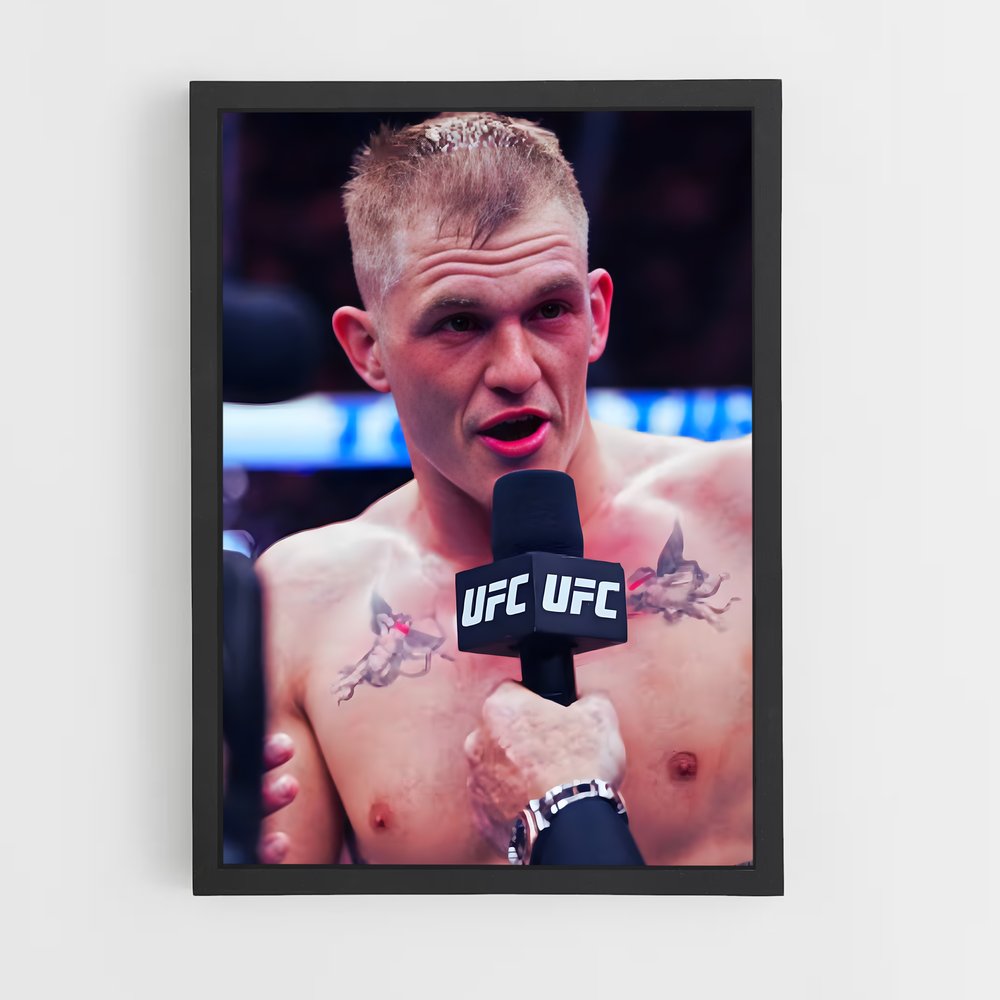 Poster Ian garry narrer – affiche MMA (vue 2)